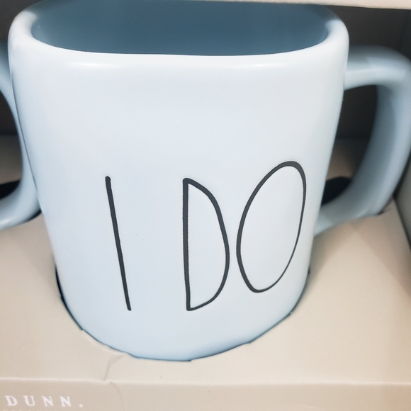 *Last Chance* Rae Dunn I Do & Something Blue Bride & Groom Mugs Wedding - Picture 5 of 8